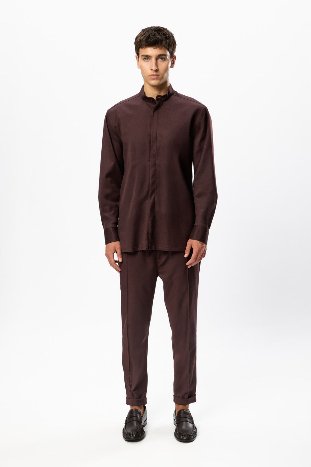 Camasa Burgundy Thom 