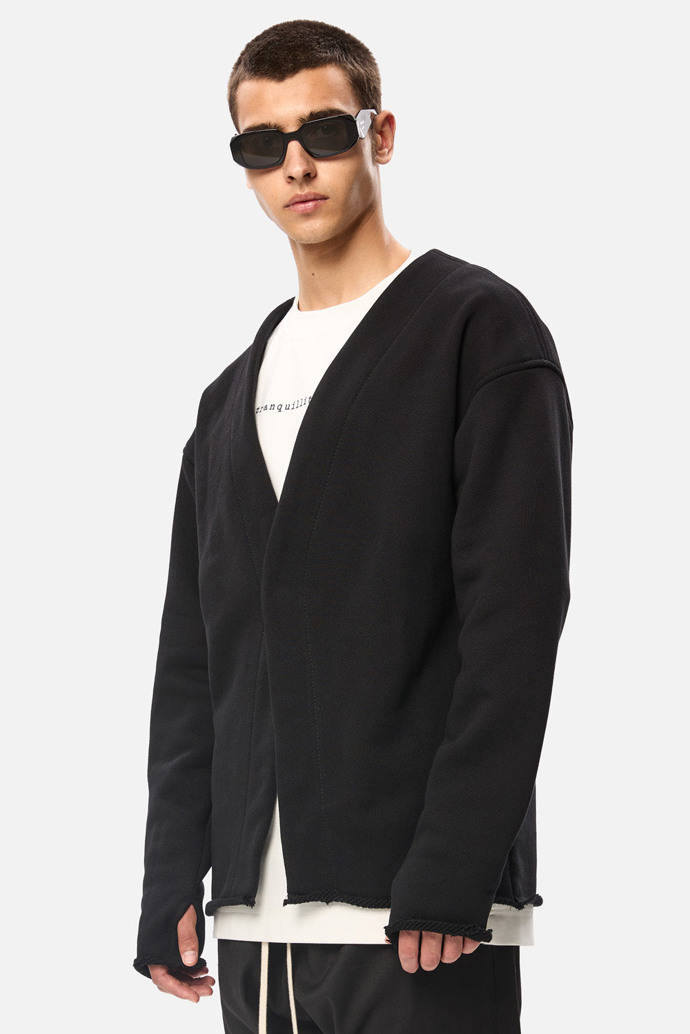 Cardigan Negru Crudo