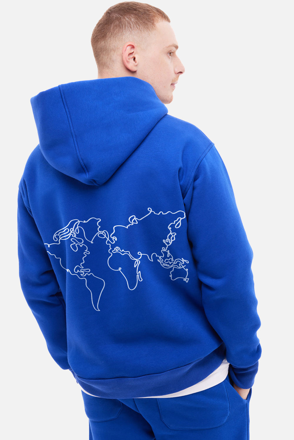 Royal embroidered Hoodie