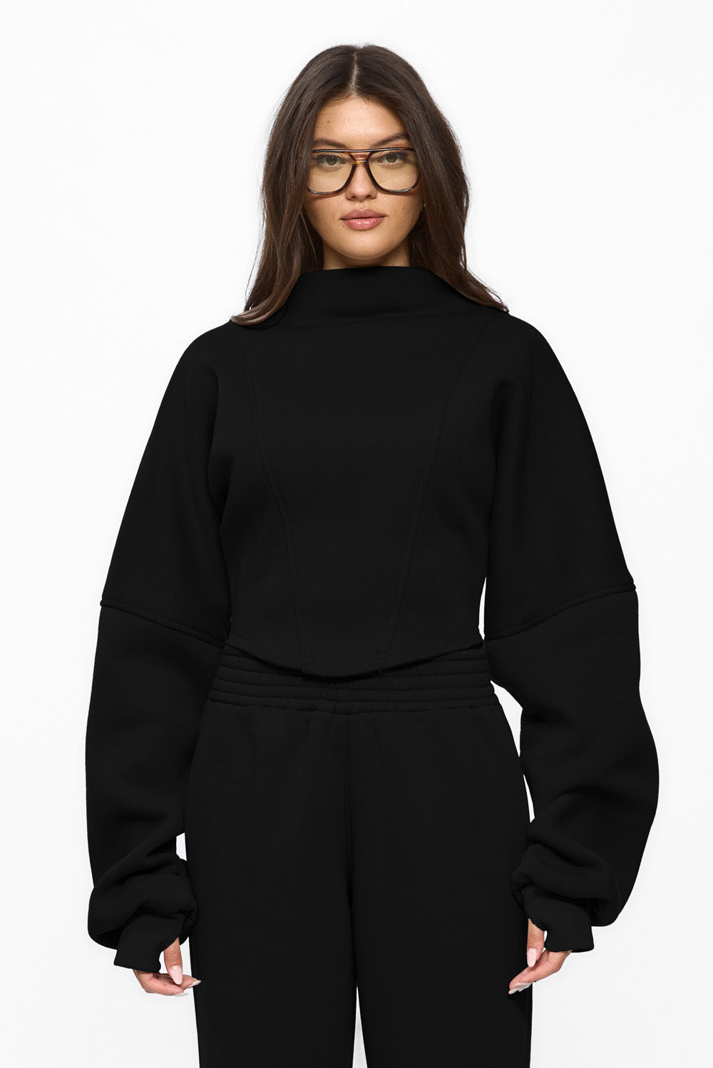 Helanca Goddess | Femei | Negru | Stil modern și elegant | Confort și funcționalitate | Atelier Hamza