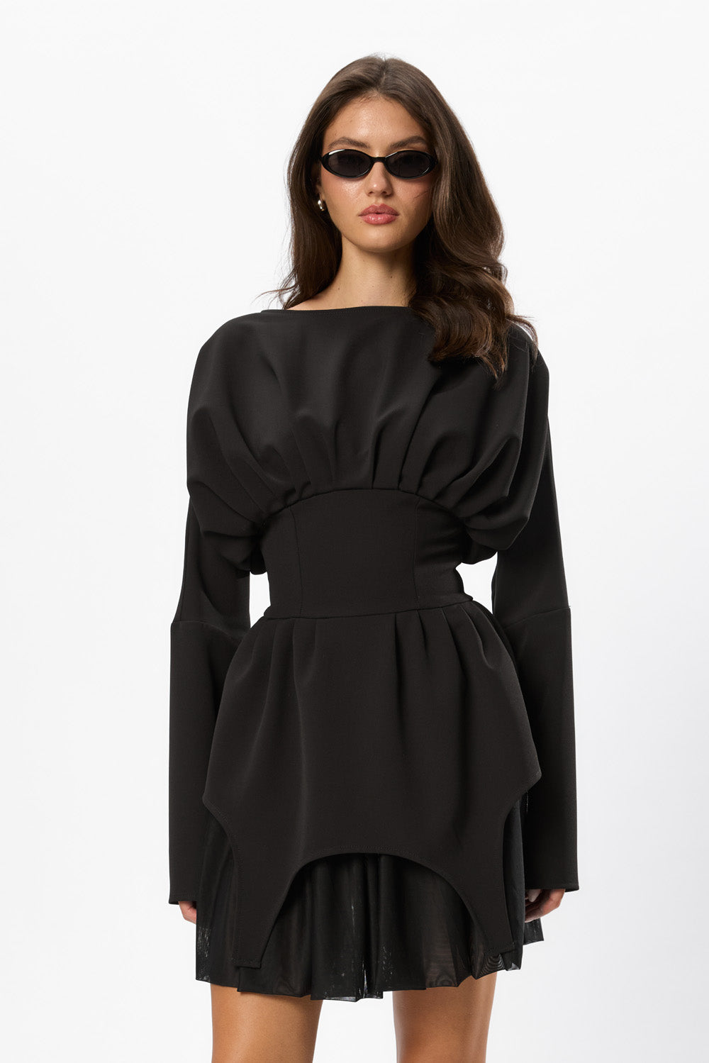 Nyssa Siren Black Midi Dress