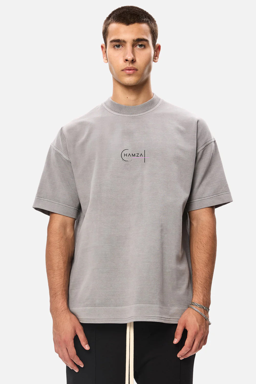 David X vintage gray printed t-shirt