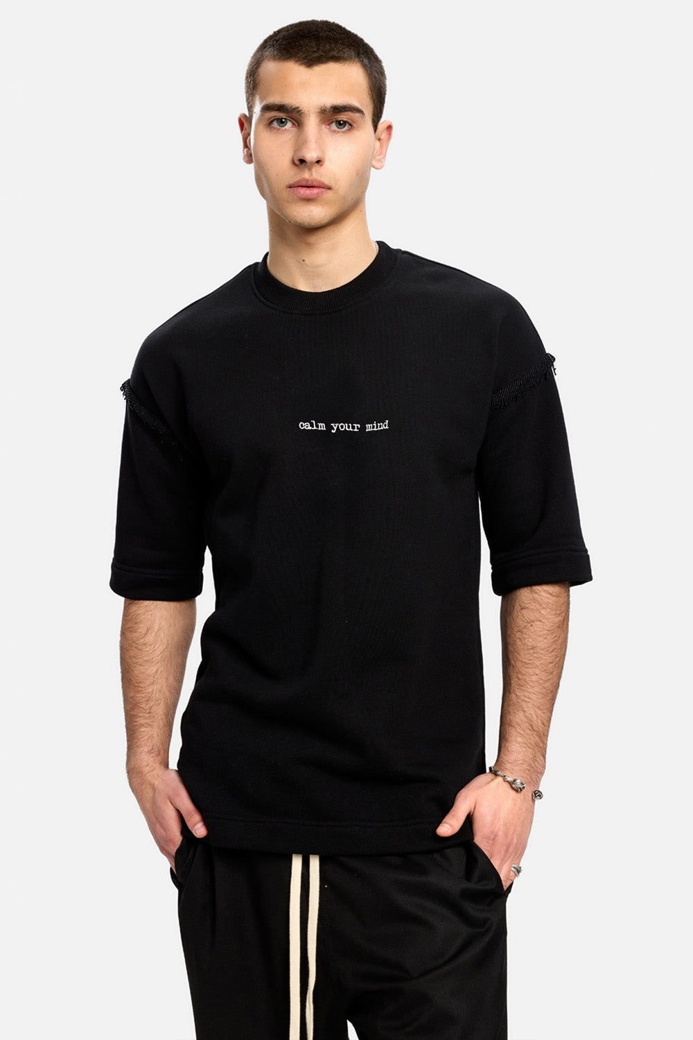 Calm v2 embroidered heavyweight T-shirt