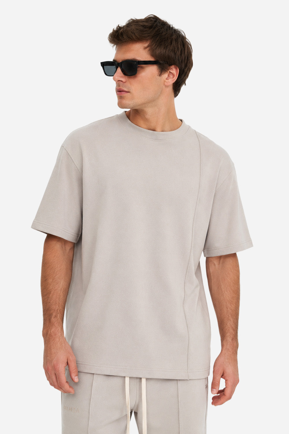 Tricou Vanilla cu cusatura decorativa Khan V2
