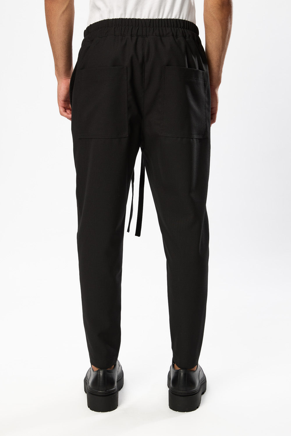 Thom V3 Black Wool Blend Pants
