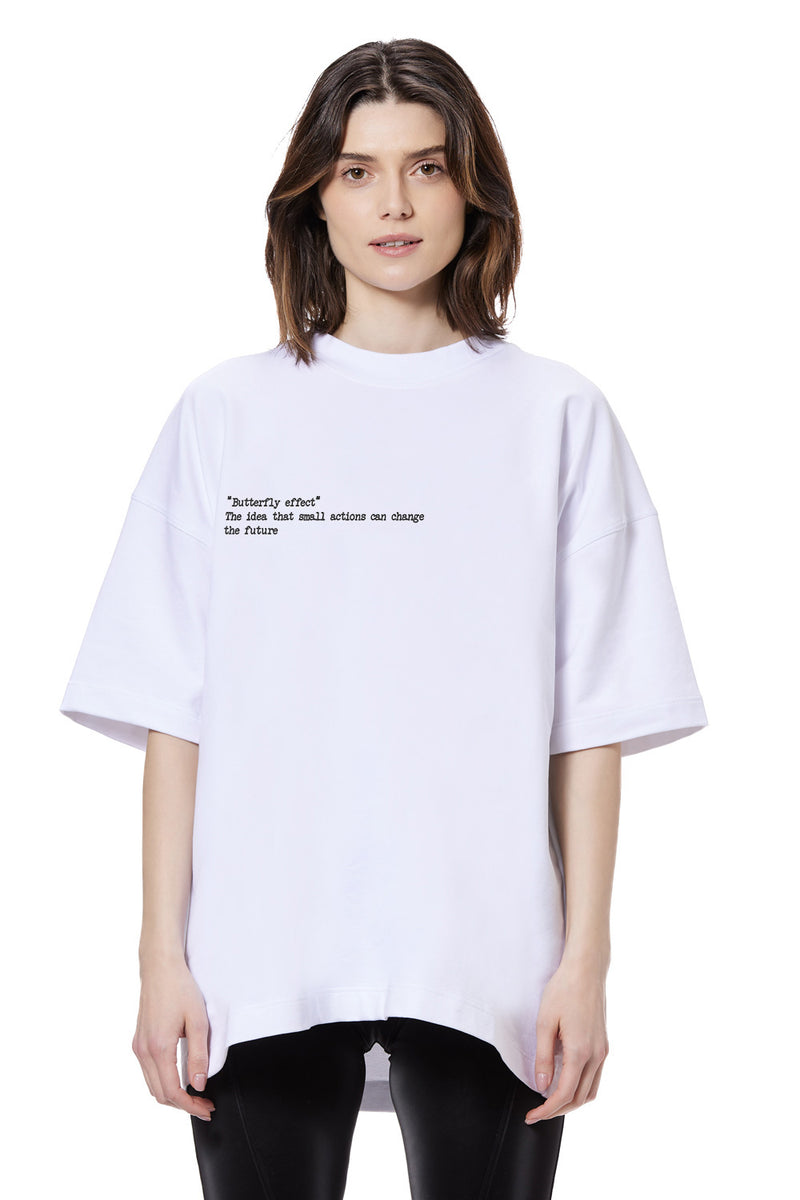 Meta embroidered W T-Shirt