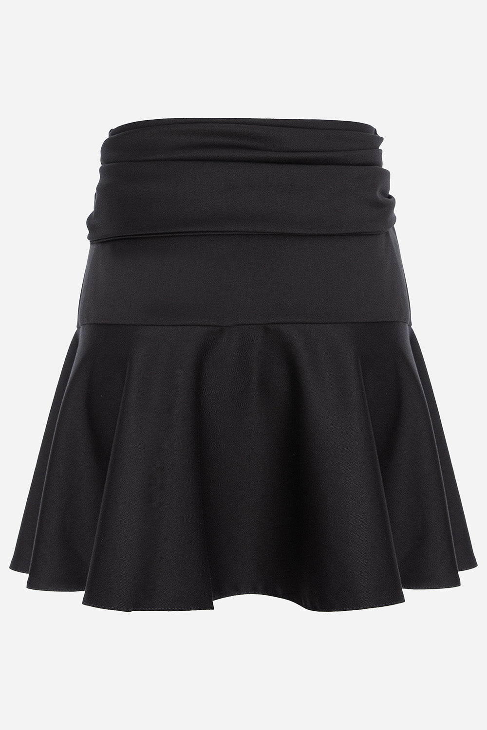 Sleeve cloth grey skirt