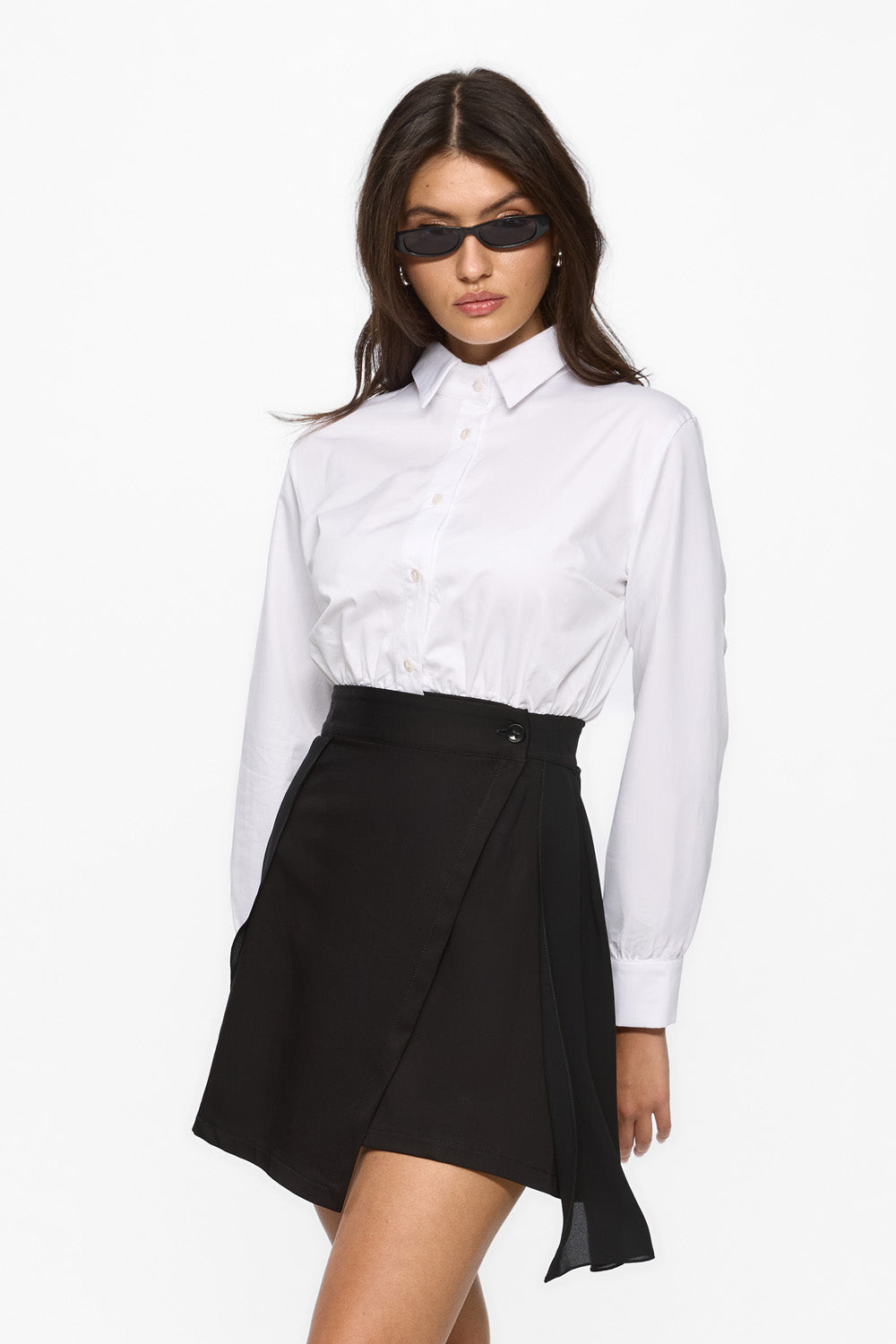 Rochie alba mini Elis