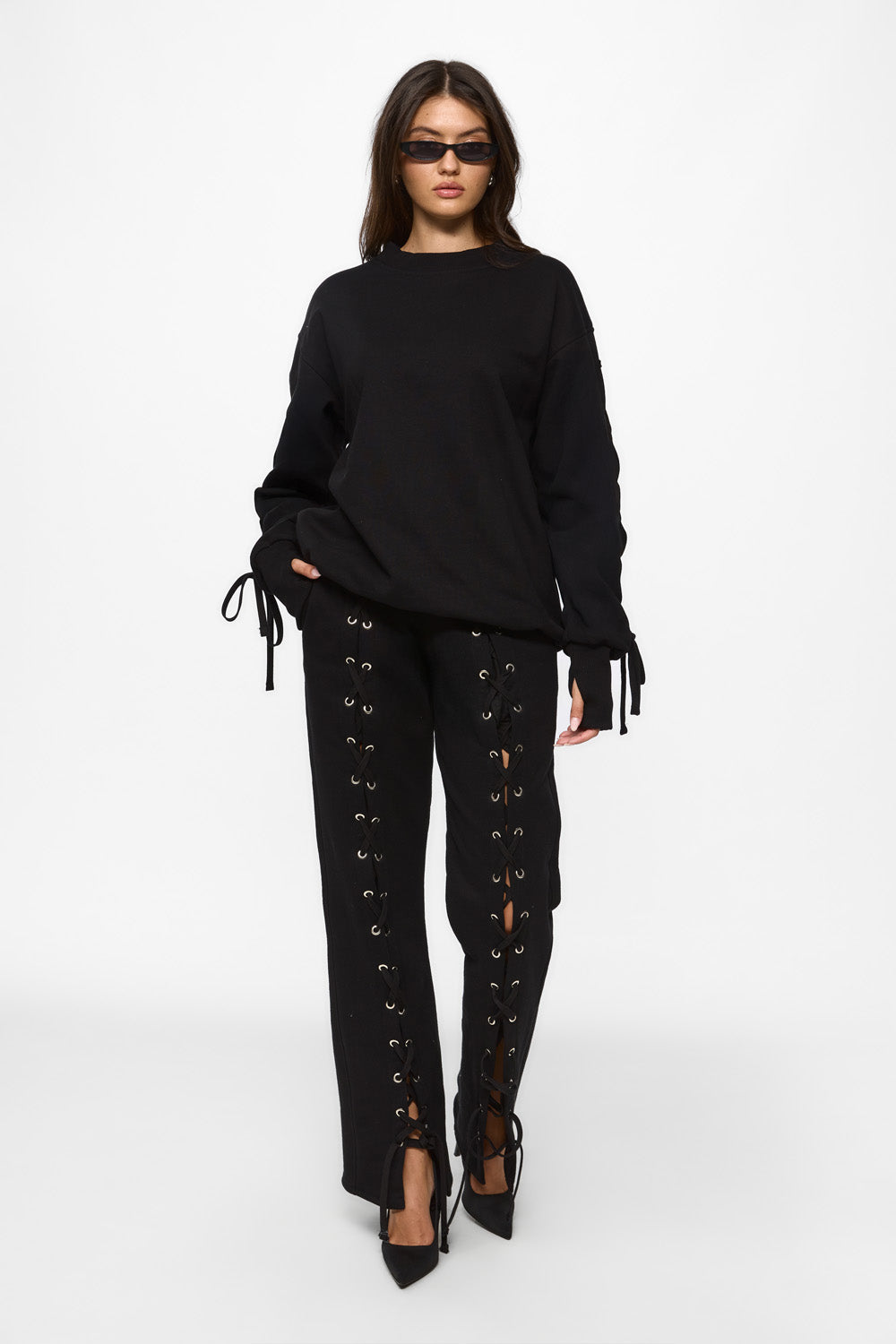 Pantaloni negri Linea V2