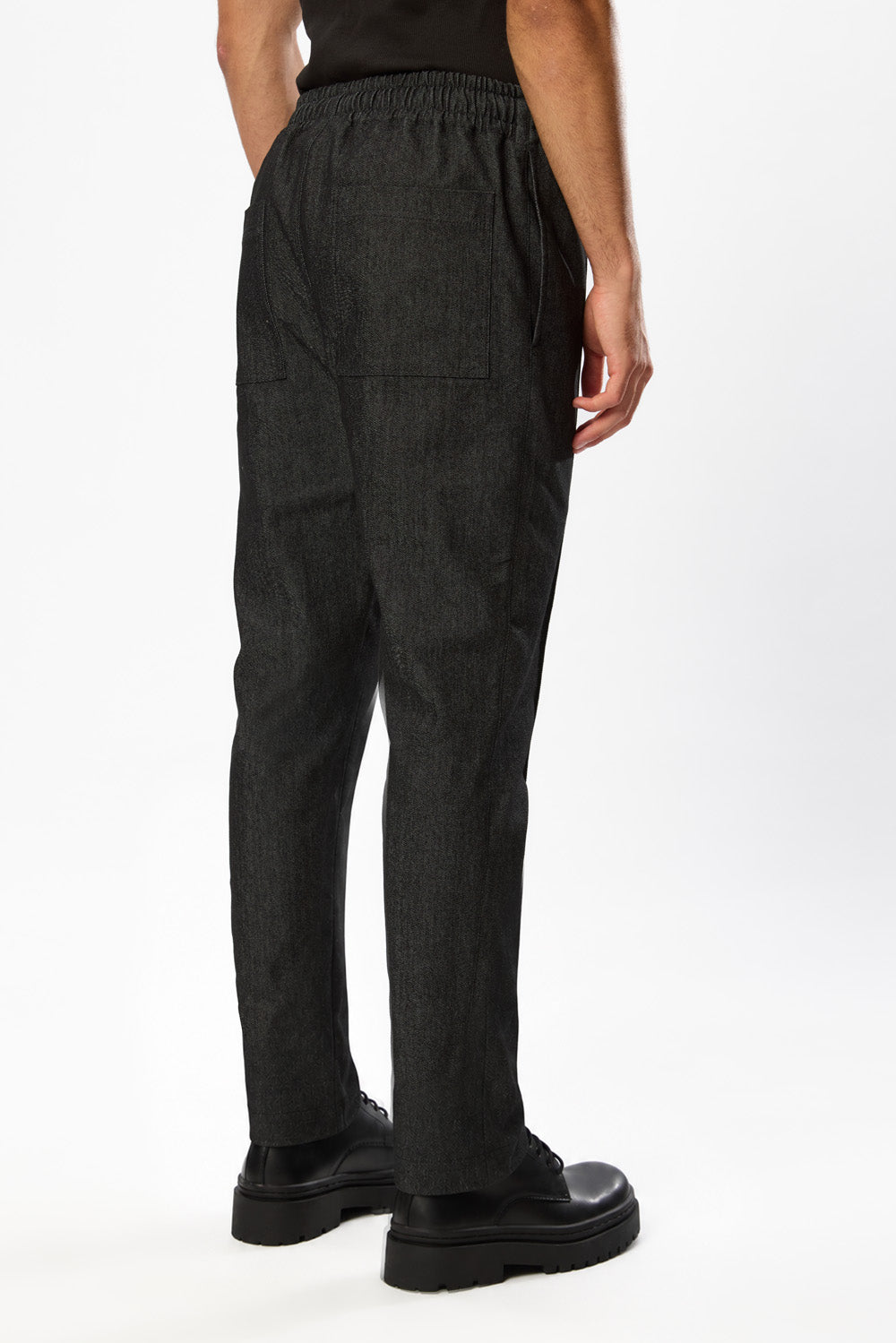 Pantaloni dark blue din denim Six V2 