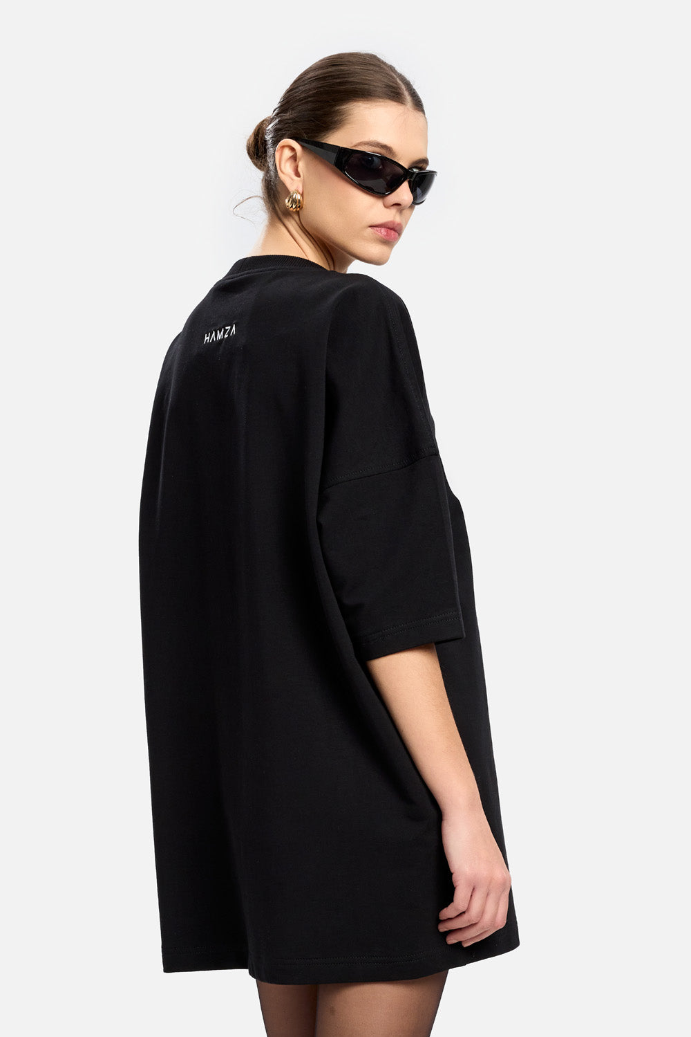 Rochie  cu imprimeu Felina|  Femei | Negru | Stil Modern & Elegant | Confort & Funcționalitate | Atelier Hamza