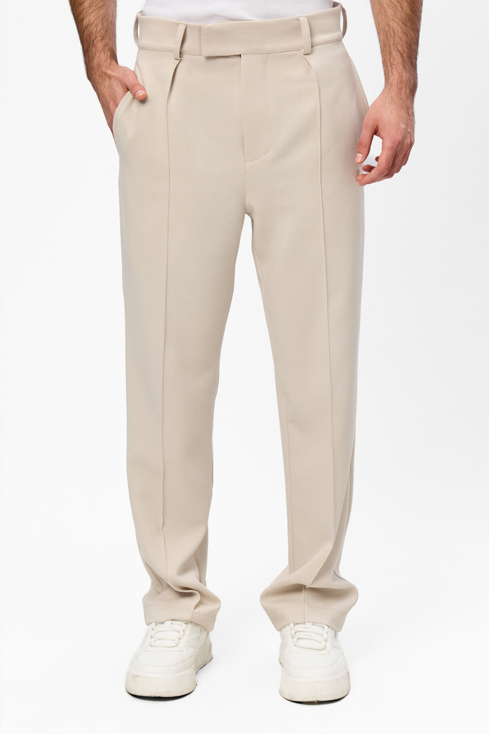 Pantaloni vanilla din stofa 247 A1