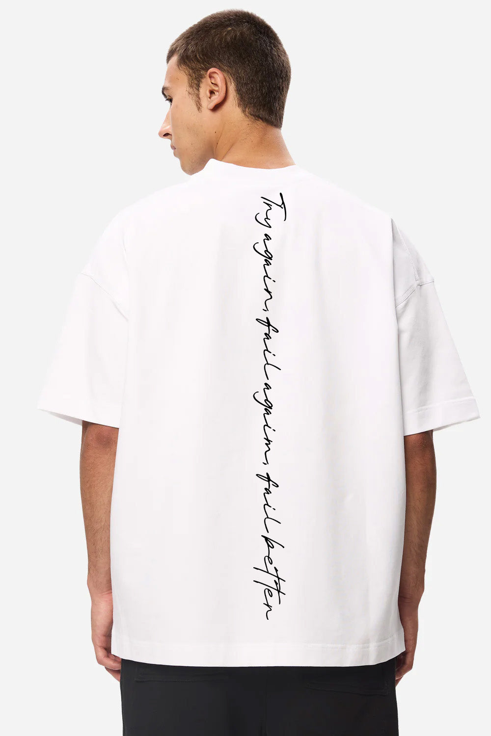 Tricou alb cu imprimeu Ky