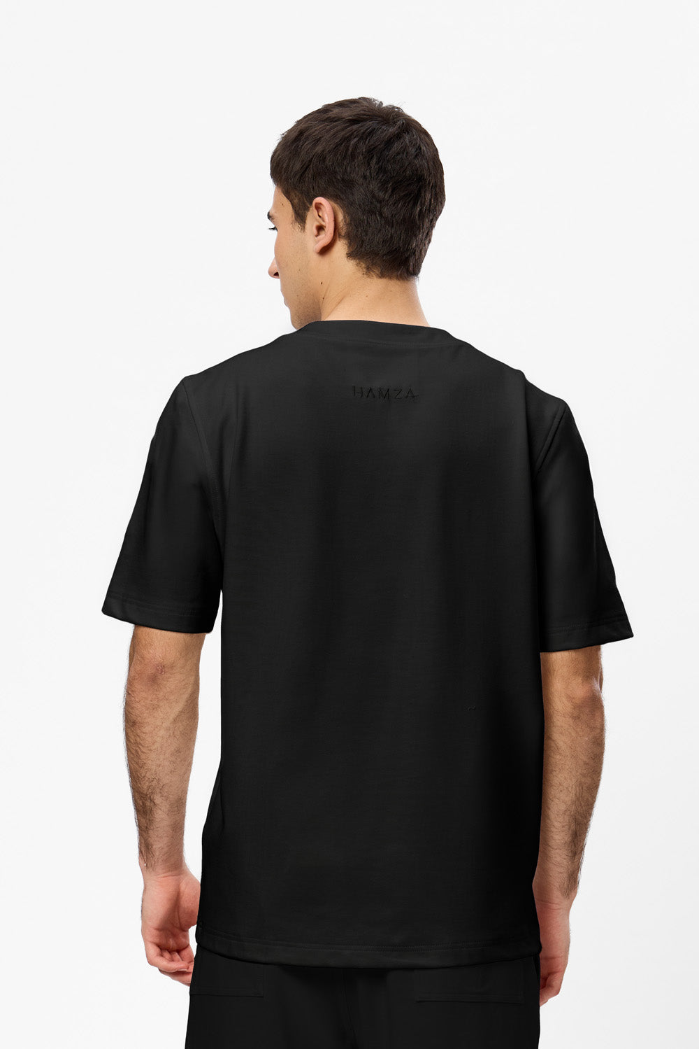 Tricou bej cu cusatura decorativa Khan V2