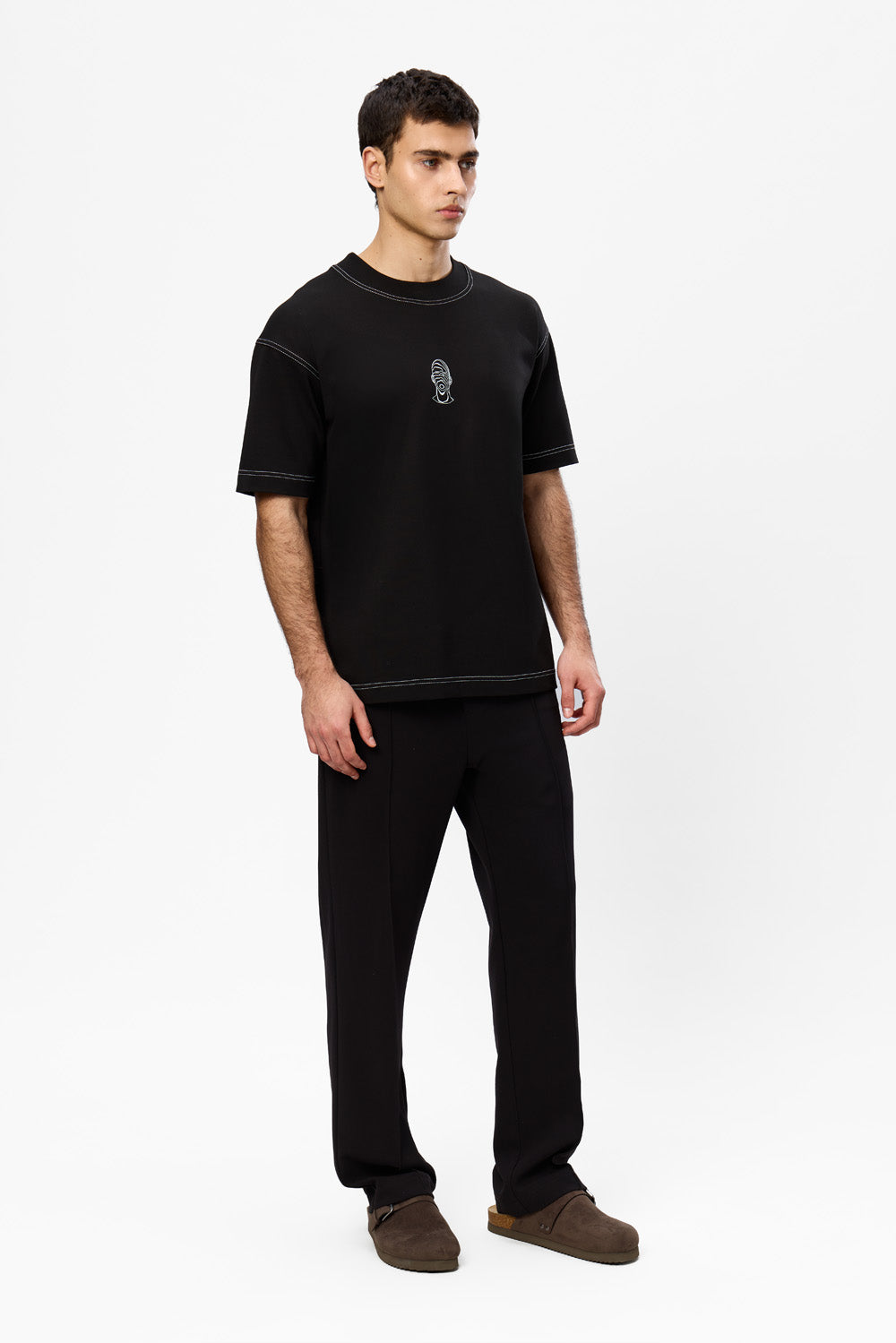 Tricou Negru cu imprimeu Find Your Balance