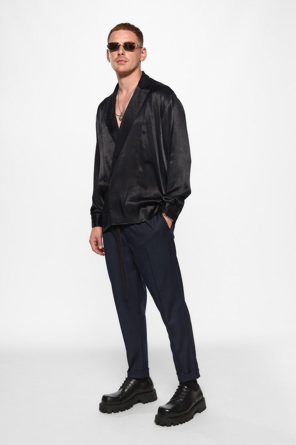 Cardigan negru din viscoza Thom