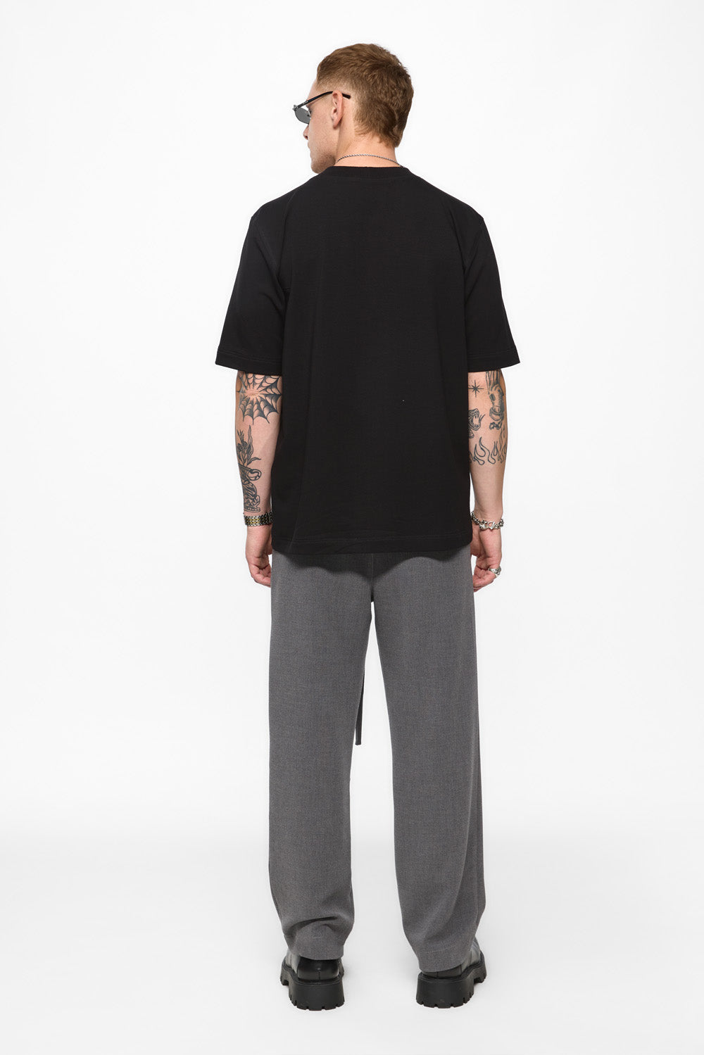 Pantaloni gri din stofa 247 V2