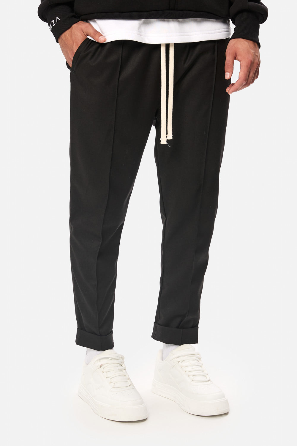 Thom Black Cloth Pants