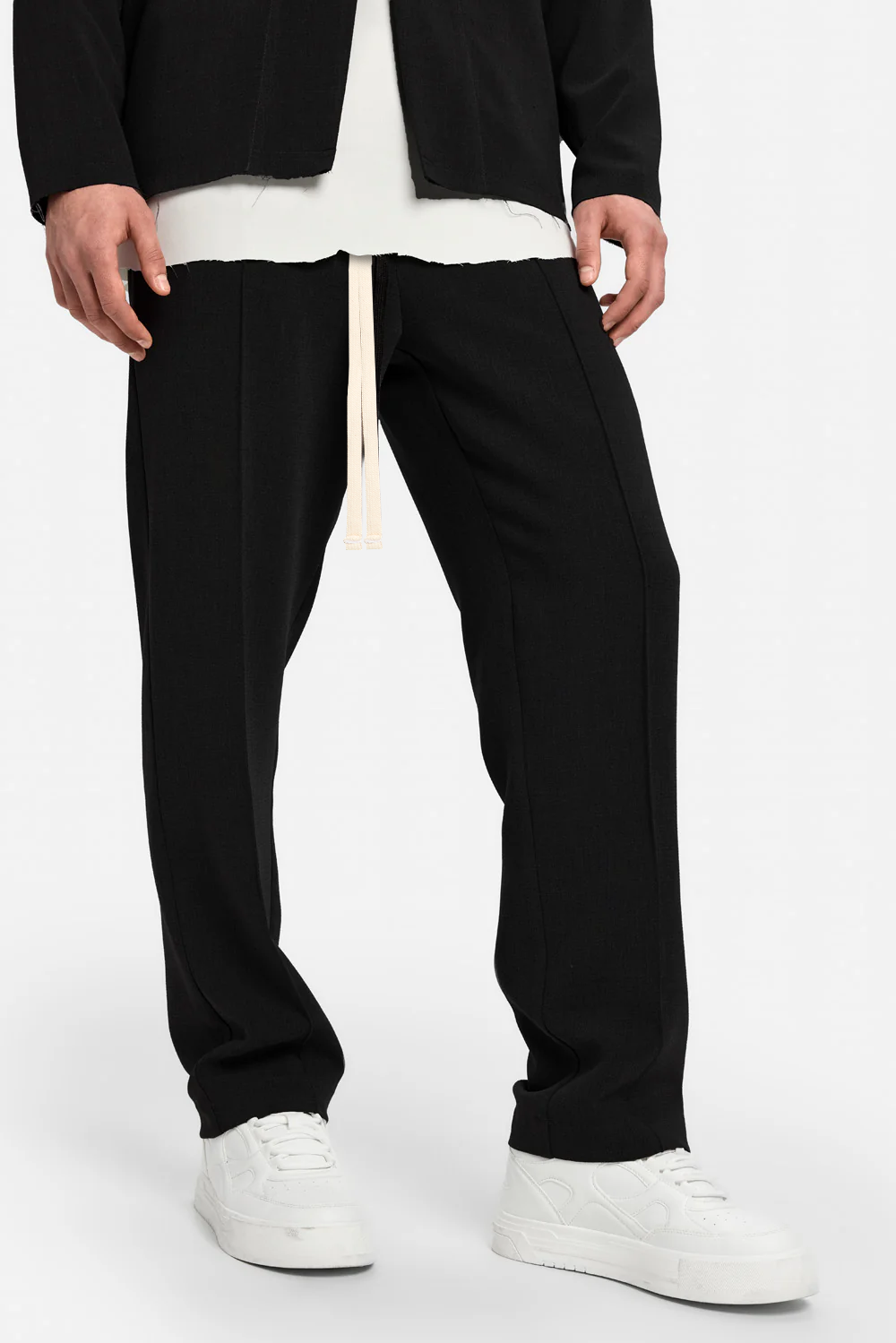 Pantaloni negri din stofa 247