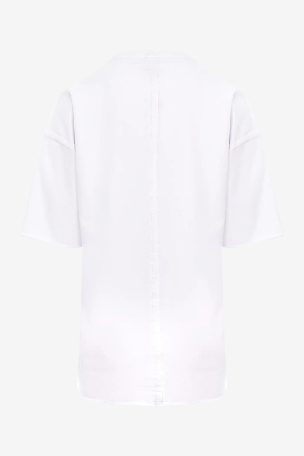 Tricou Alb cu margini nefinisate Lisabona