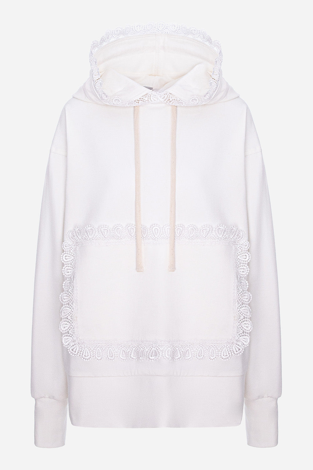 Karol 24 with lace detailing Black Hoodie