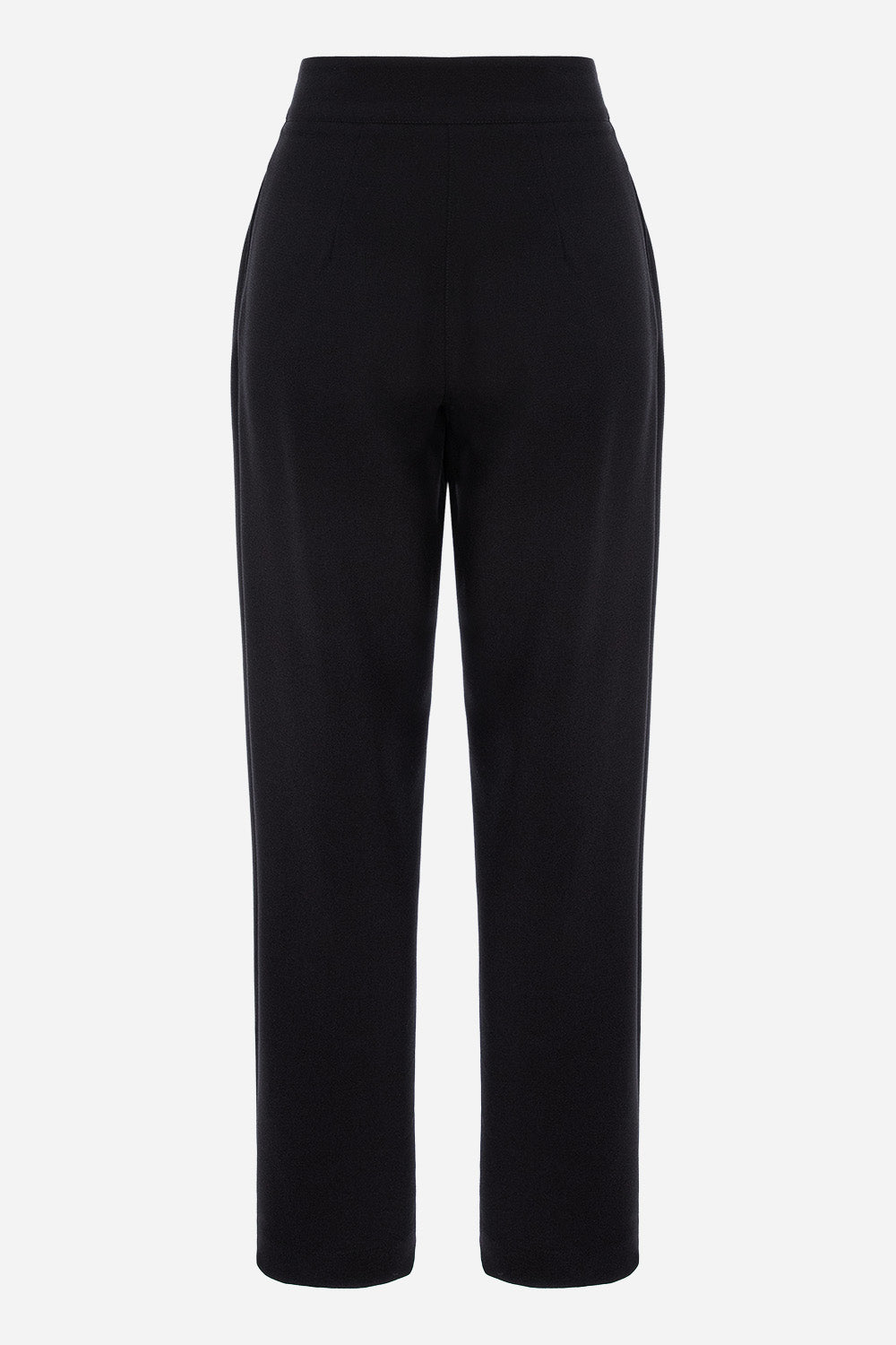 Pantaloni negri evazati din stofa Kimi V2