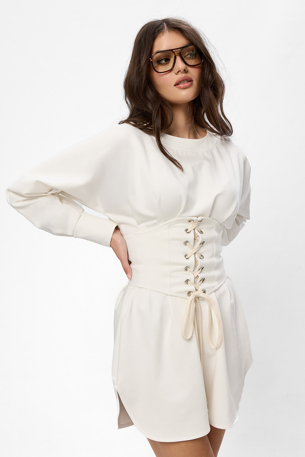 Nyssa v3  off-white Dress