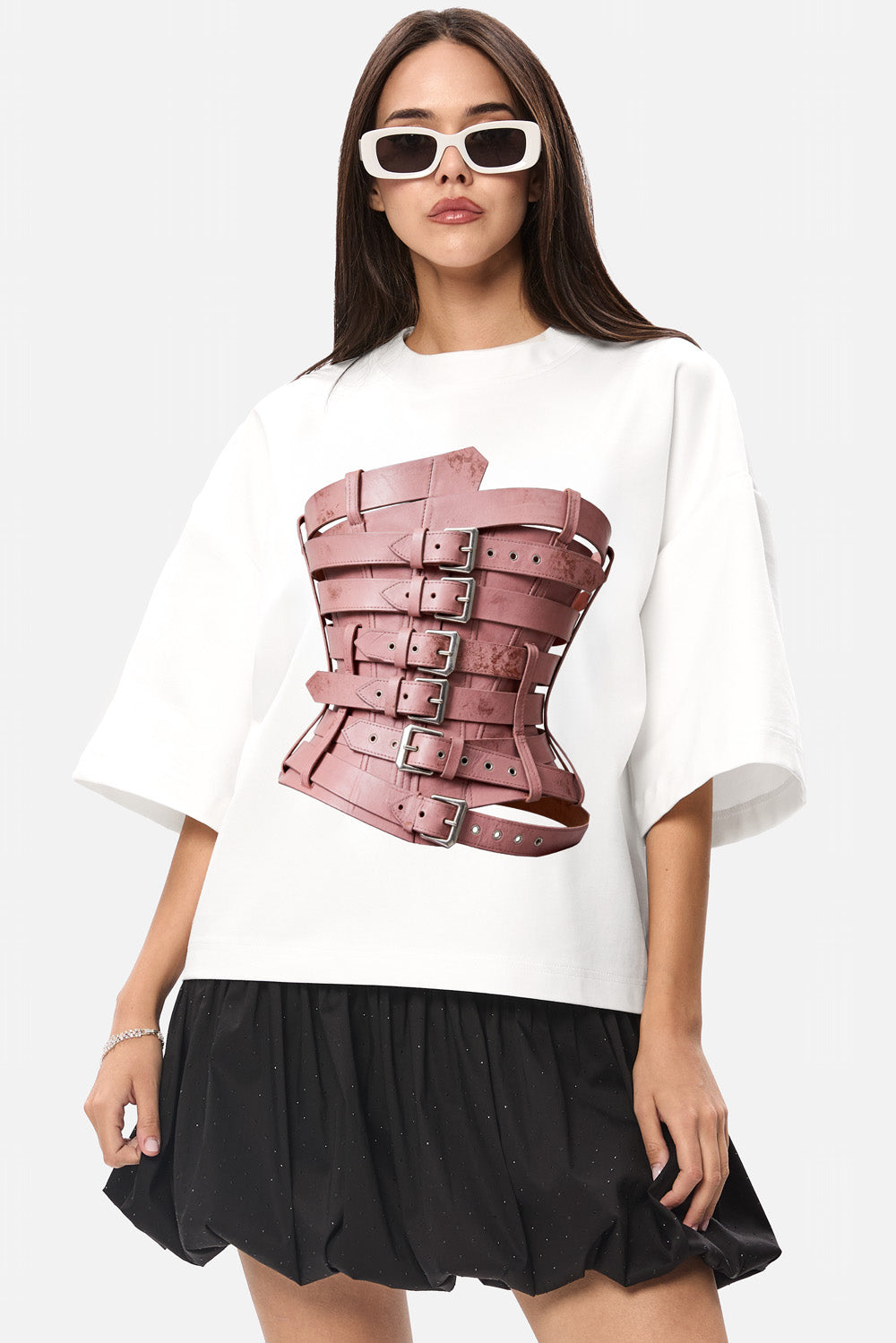 Pink belt printed Off-White T-Shirt