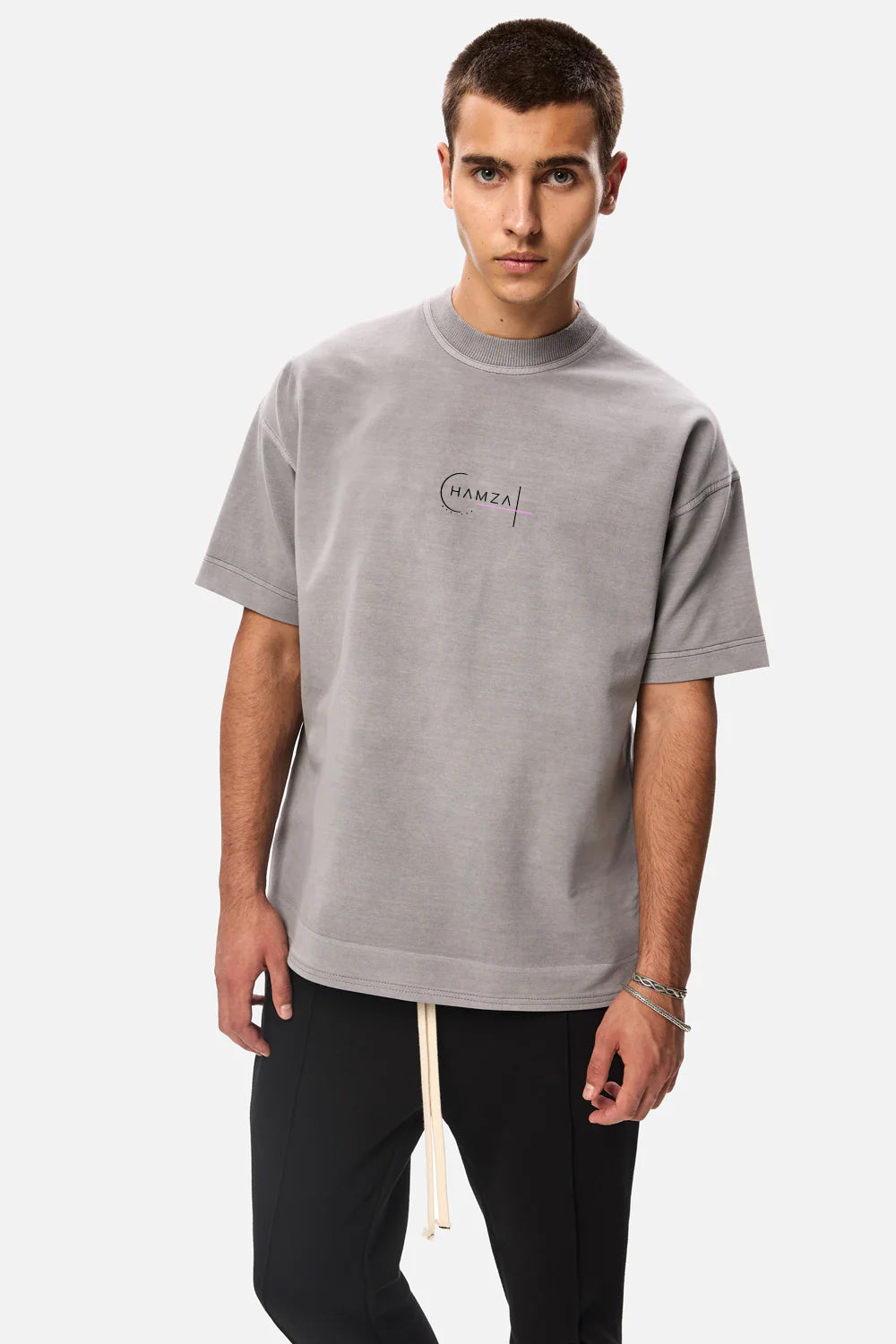 David X vintage gray printed t-shirt