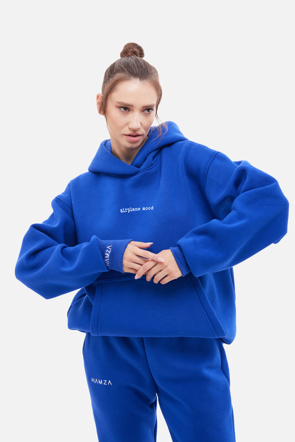 Royal embroidered Hoodie