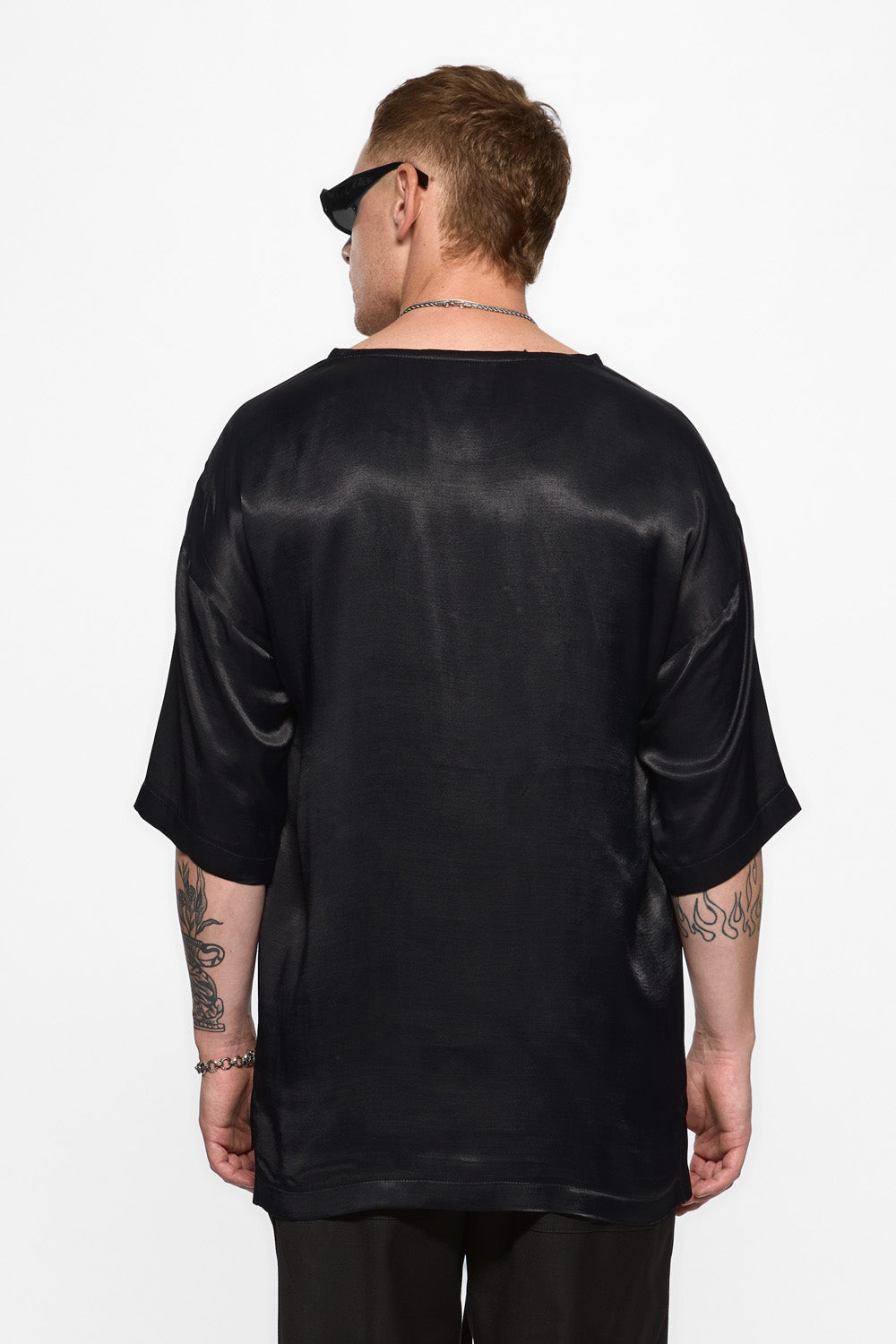 Tricou Negru din Vascoza Thom 