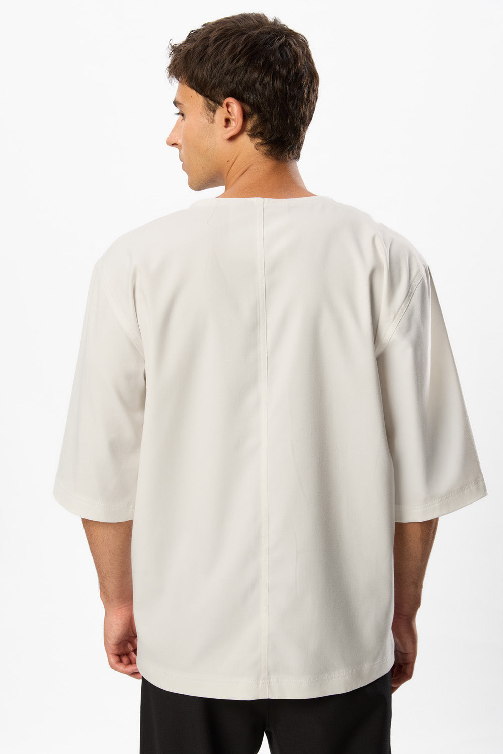 Tricou Off white din stofa Thom X