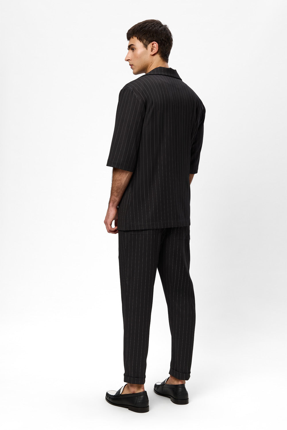 Riviera Black with stripes Cloth Jacket