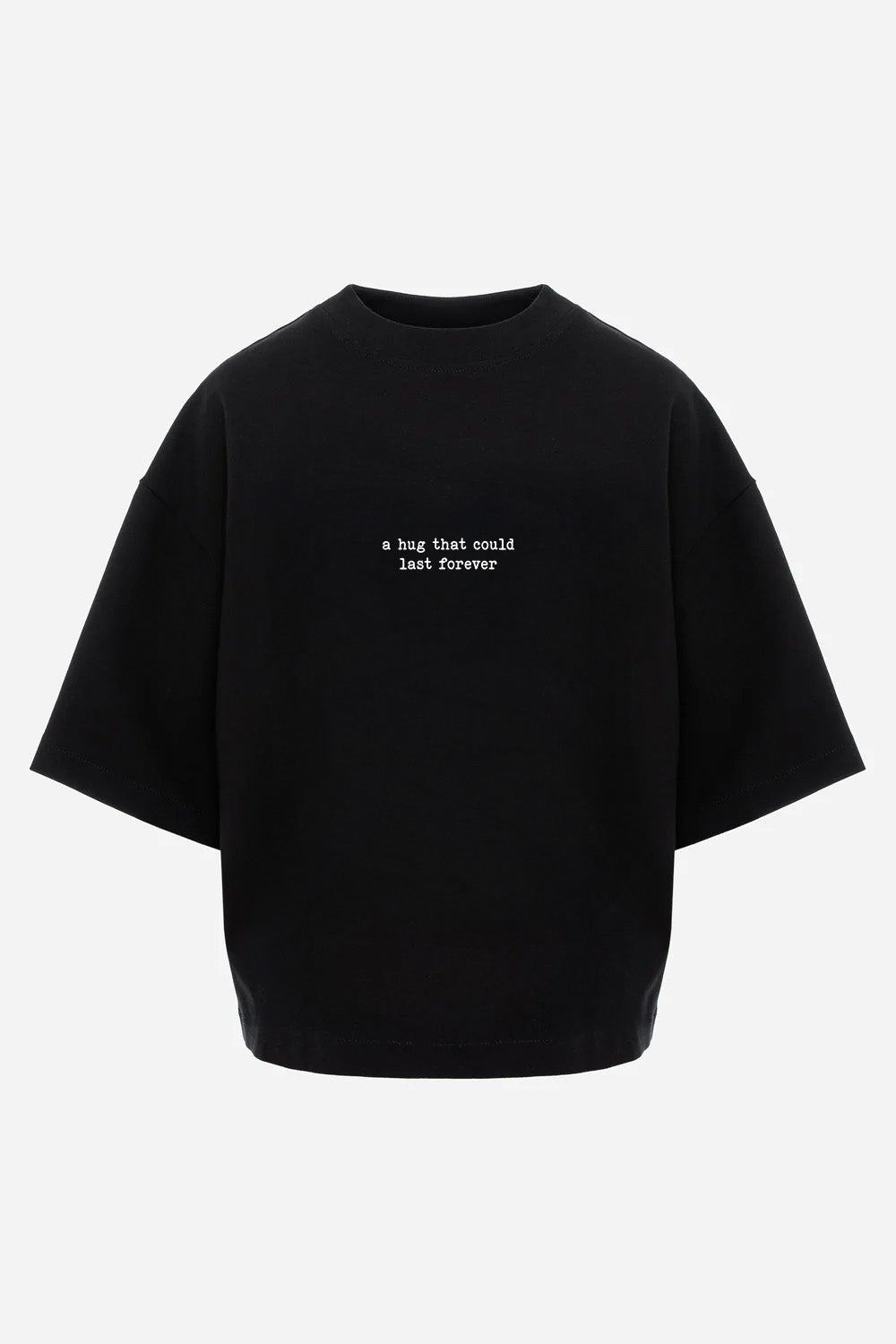 Tricou negru cu imprimeu Valentines 2.0