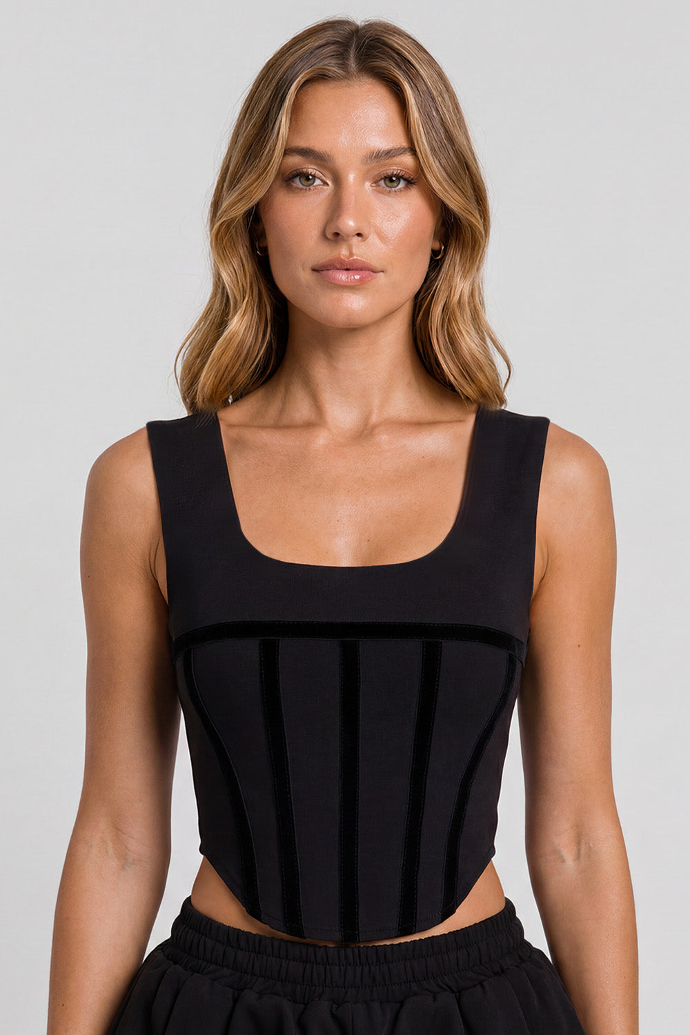 Top negru beverly