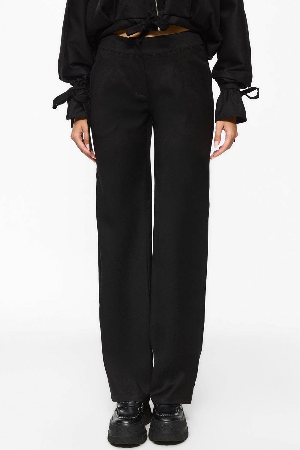 Swan Black Cloth Pants
