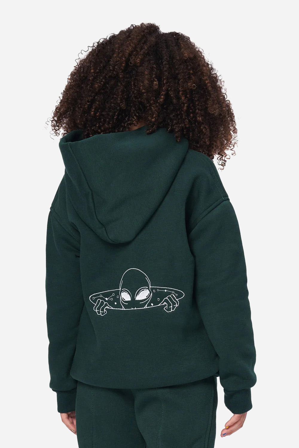 Alien Embroidered Hoodie