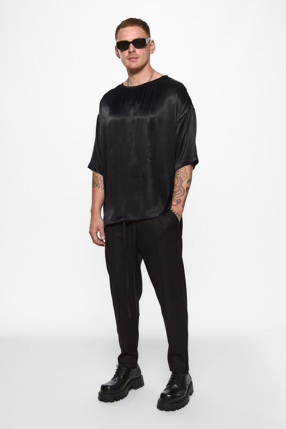 Tricou Negru din Vascoza Thom 