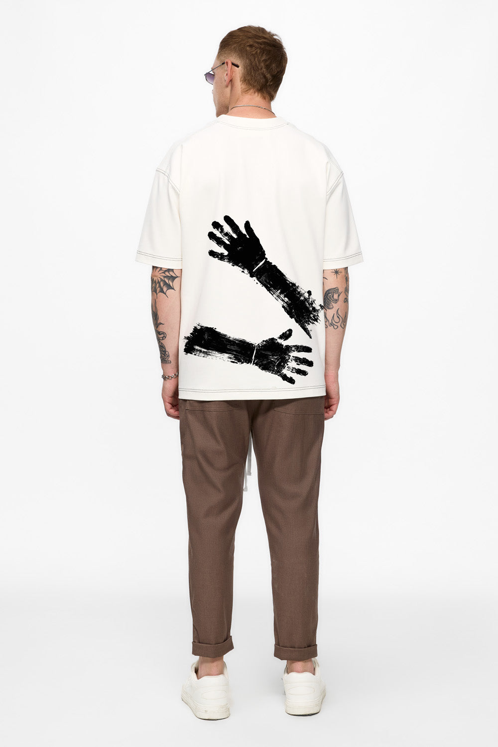 Valentines printed Off-White T-shirt - Hamza