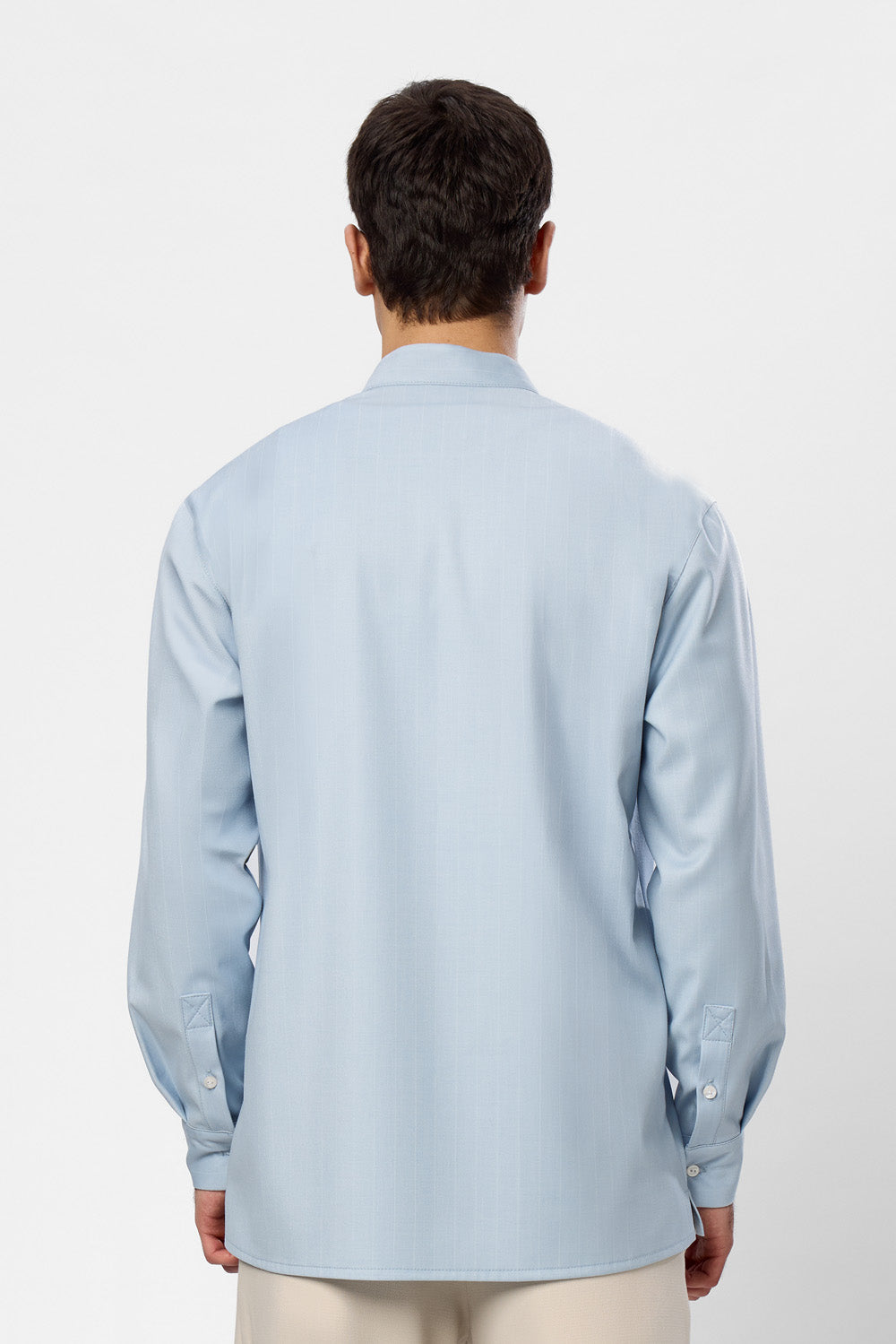 Thom striped vanilla cloth Shirt