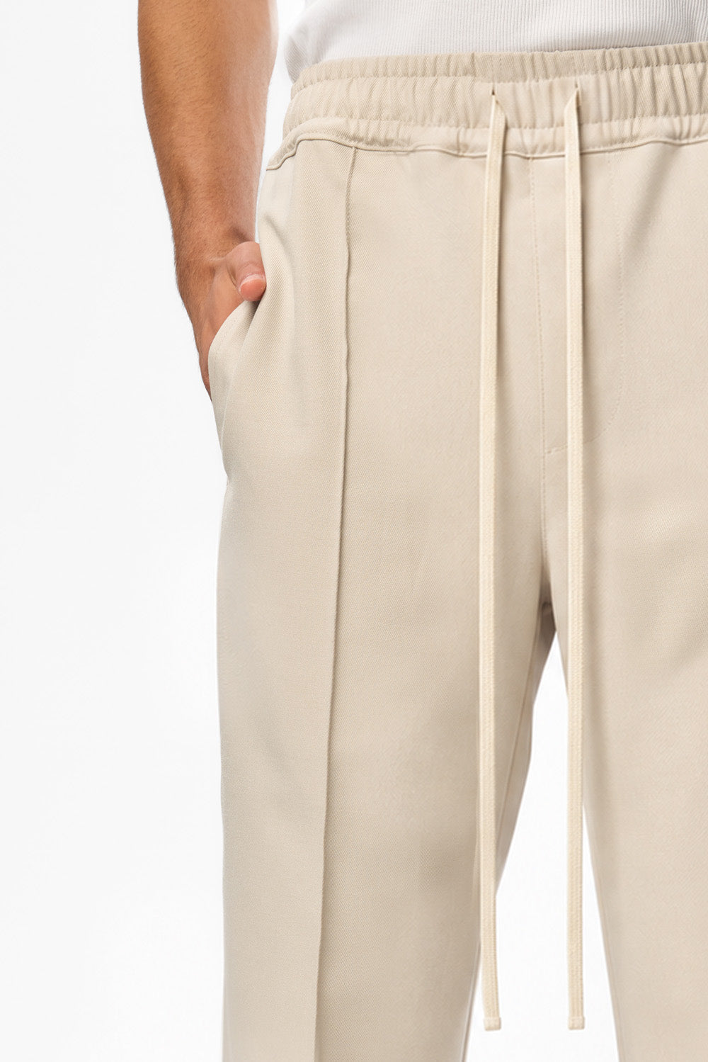 Pantaloni Off White din stofa cu lână 247