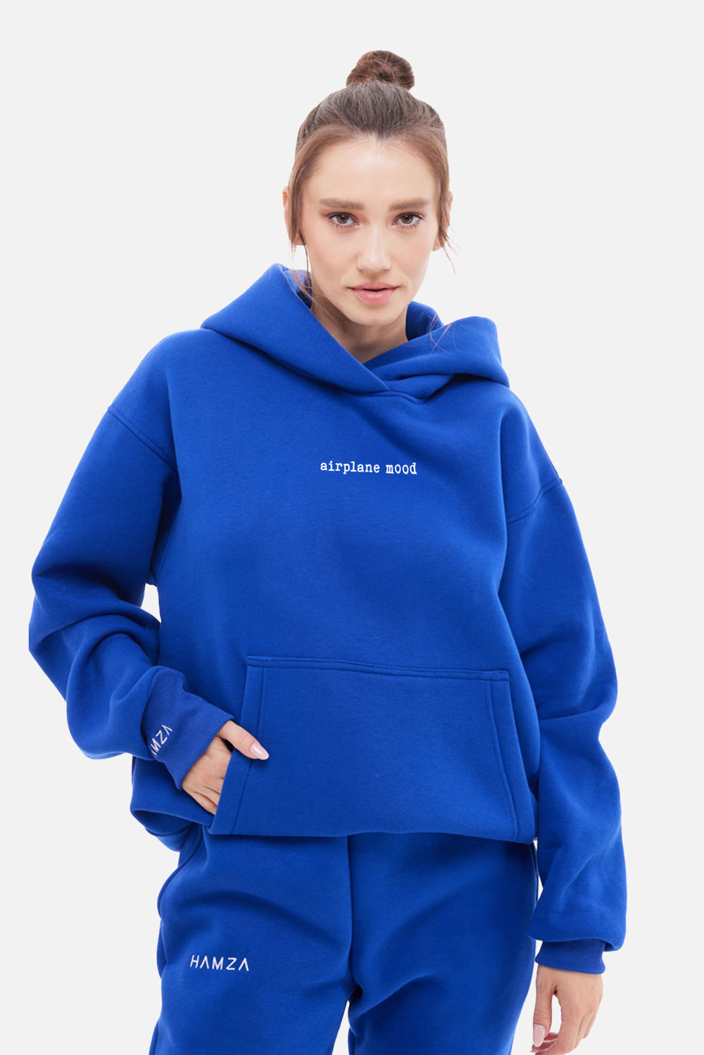 Royal embroidered Hoodie