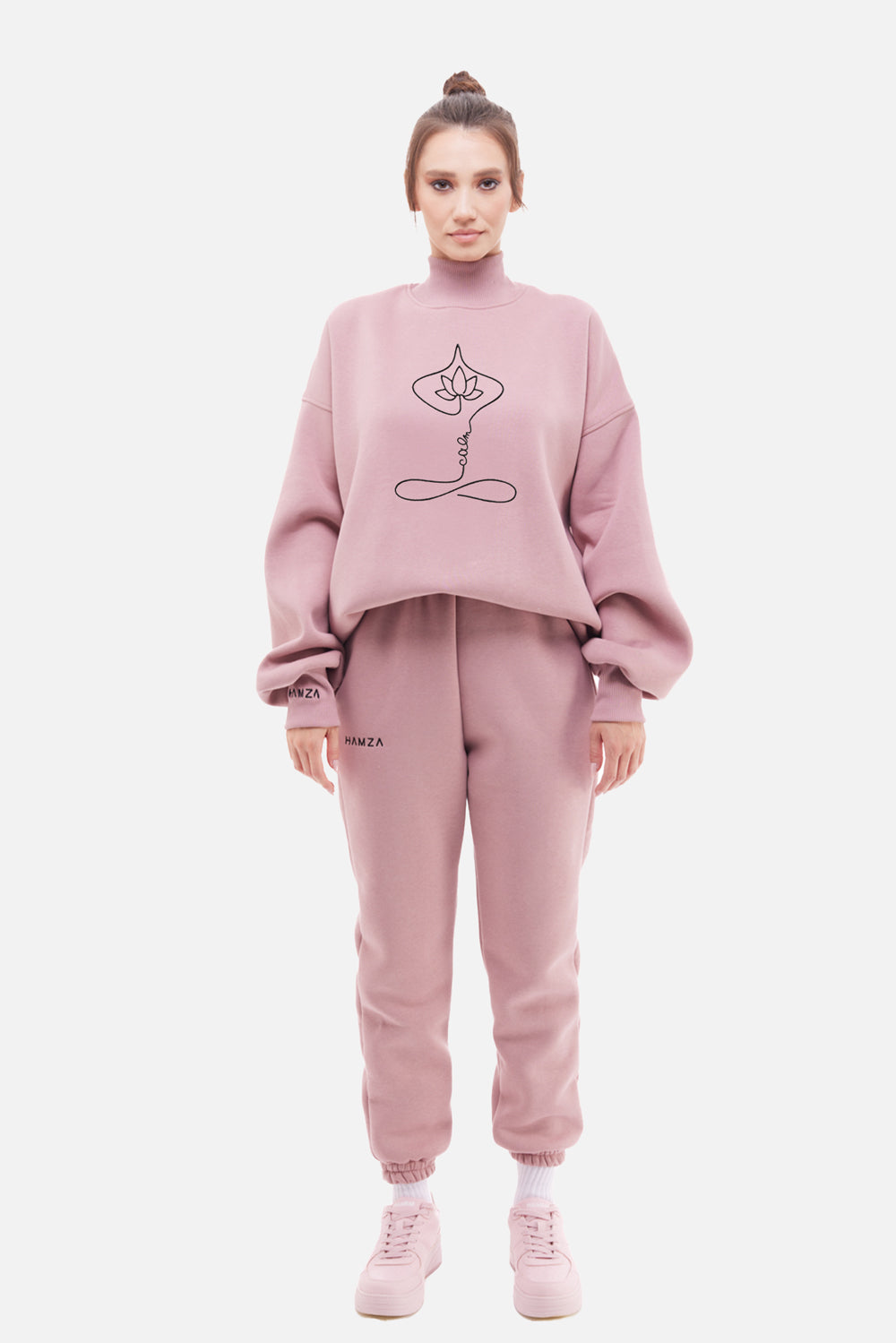 Yoga Embroidered Turtleneck