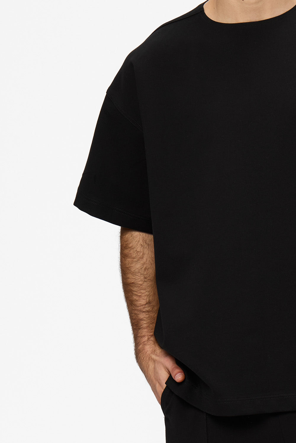 Oversized III black T-shirt - Hamza