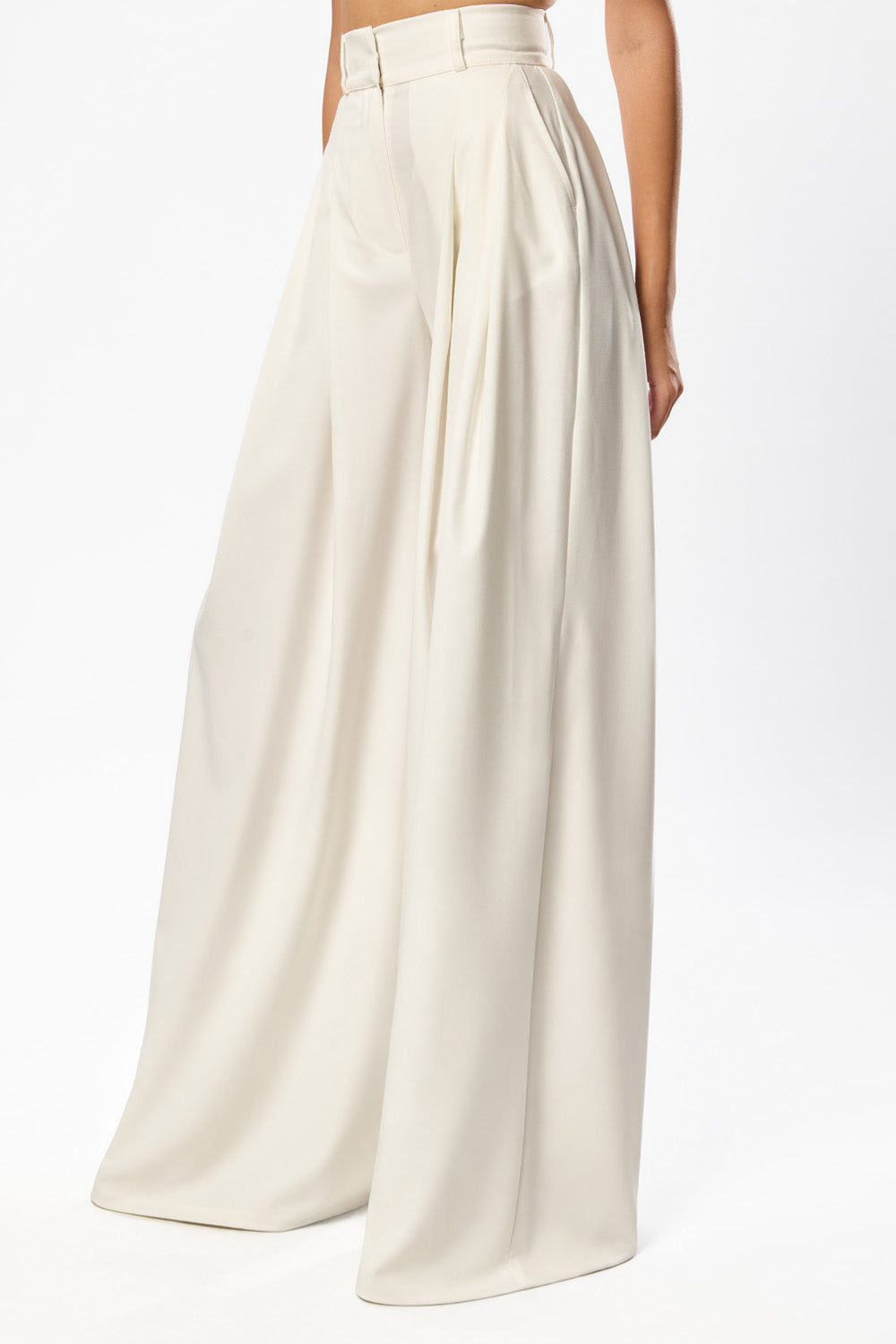 Pantaloni Off white din stofa Kimi