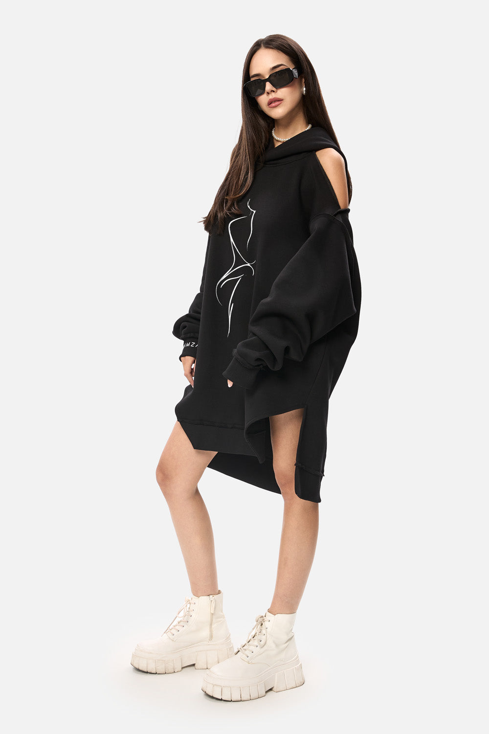 Delicate Hoodie-Dress W