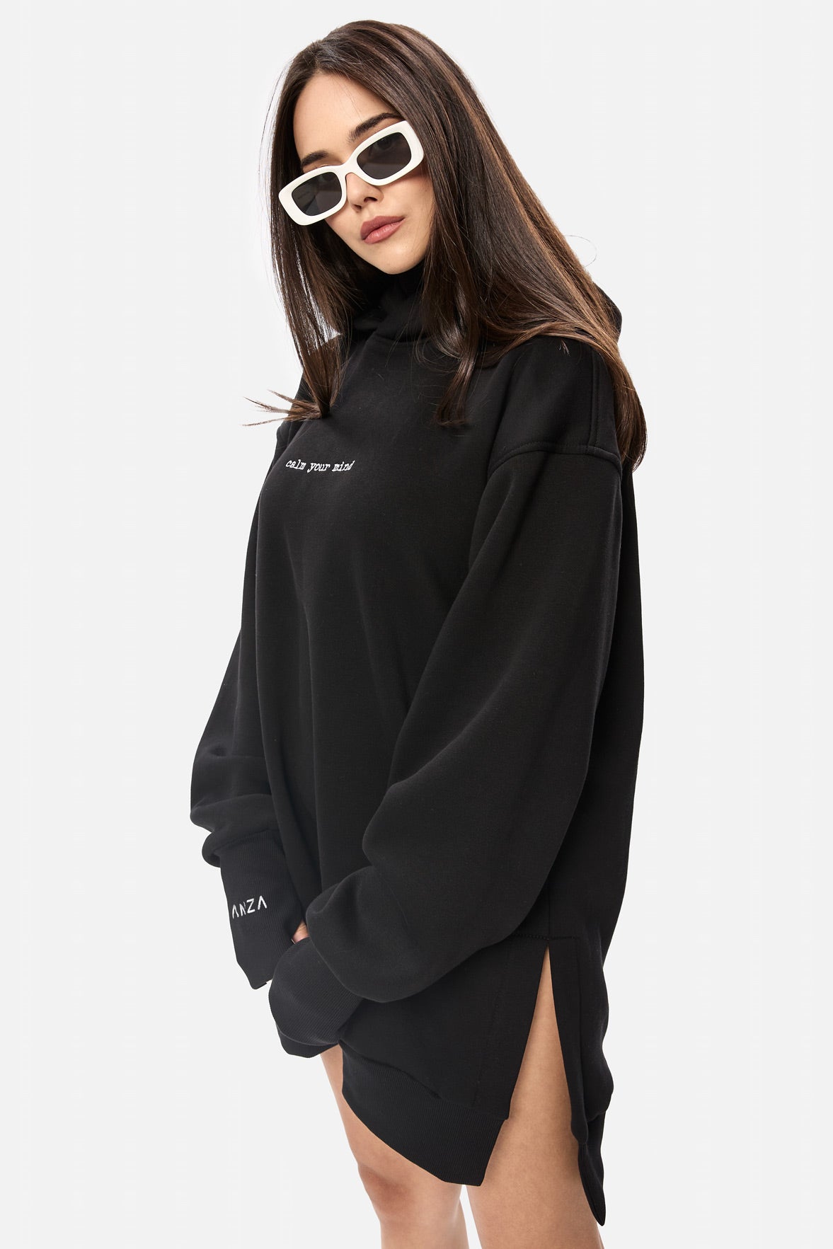 Oversized Black Hoodie W