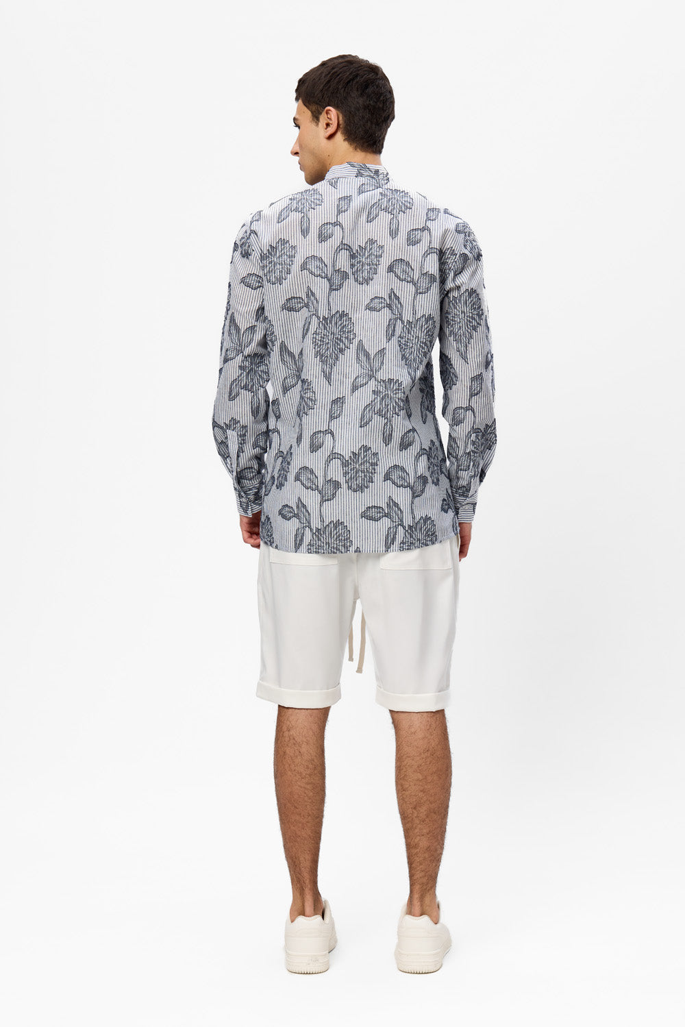 Thomas Off-White Cloth Shorts