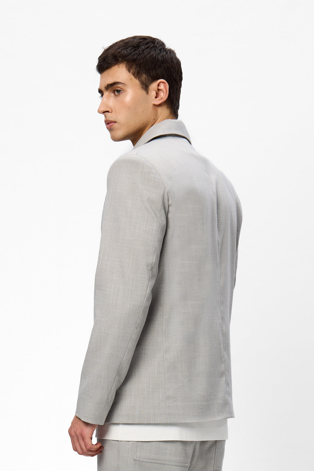 Thom V2 Grey Melange Blazer