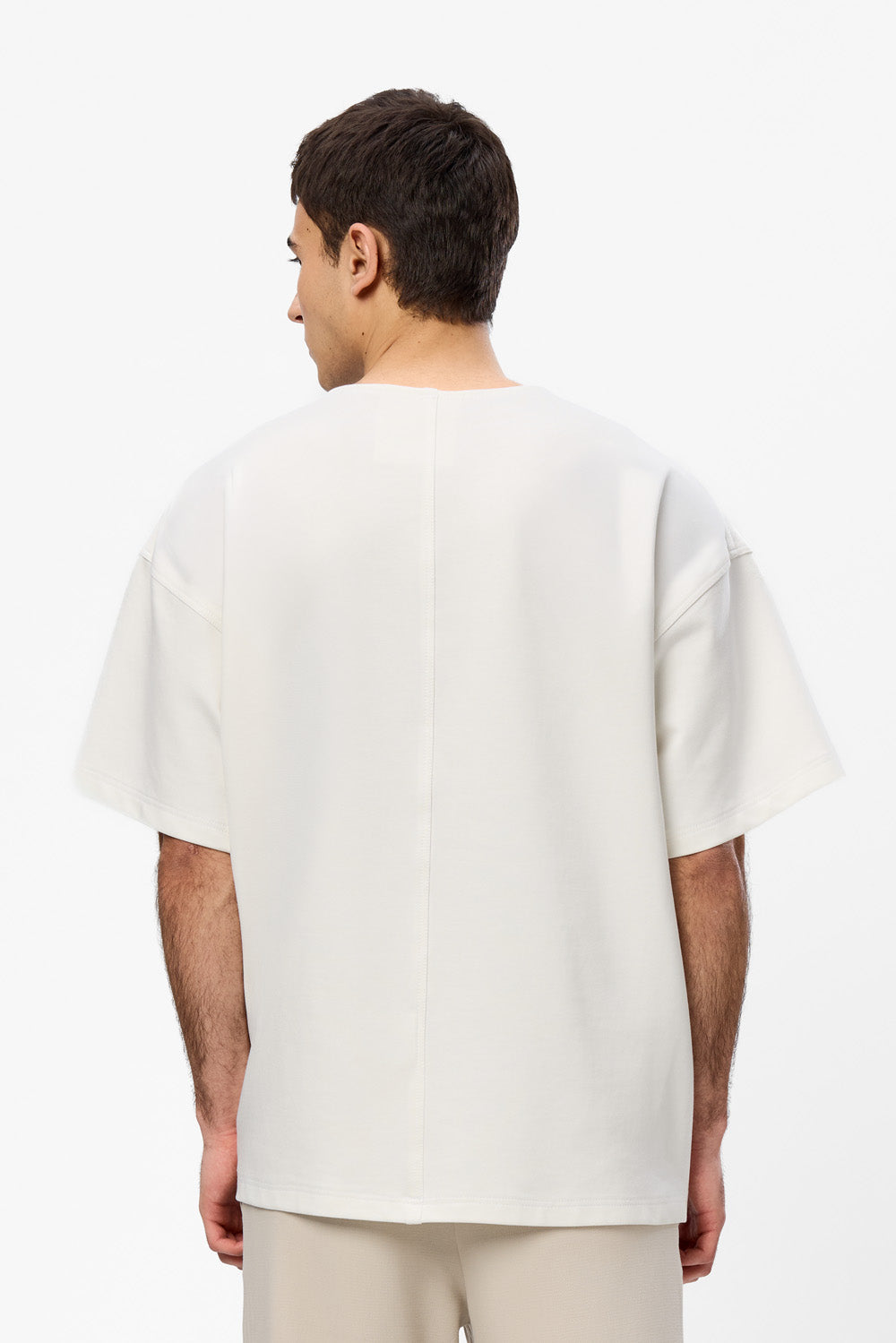 Tricou off-white Oversized III